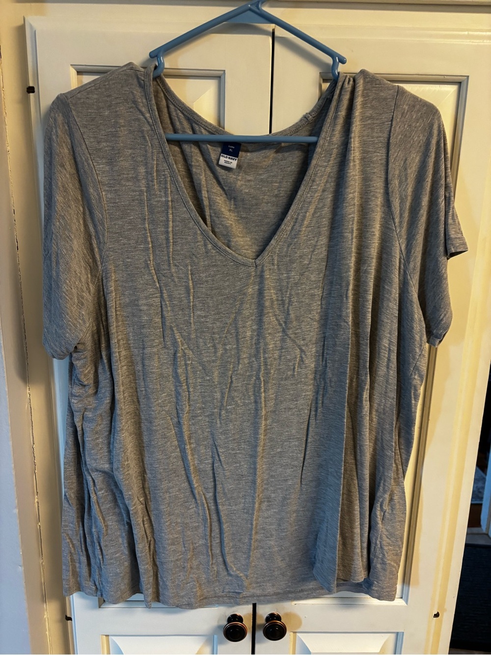 Old Navy V-Neck Women's Top - Gray